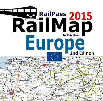 Railpass Railmap Europe by Caty Ross