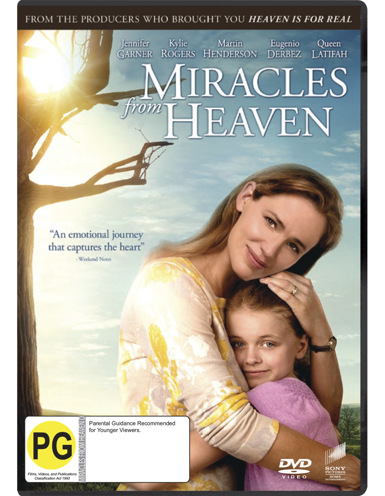 Miracles from Heaven on DVD image