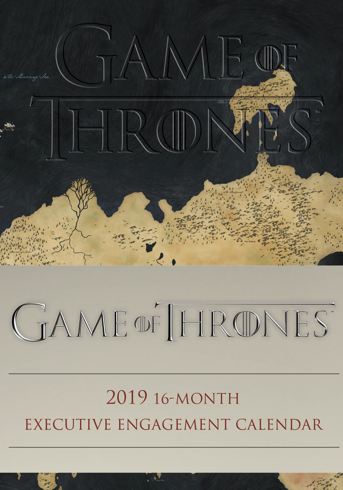 Game of Thrones 2019 16-Month Executive Engagement Calendar image