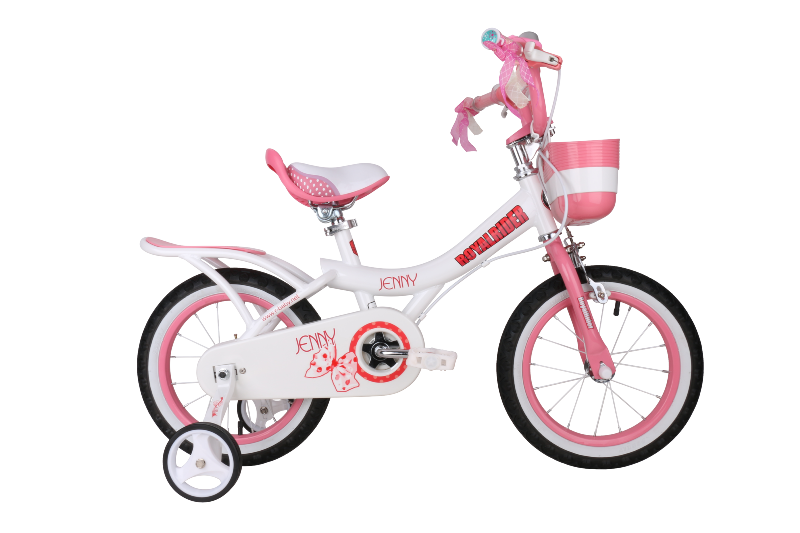 RoyalBaby: Jenny G-4 - 12" Girl's Bike (White)