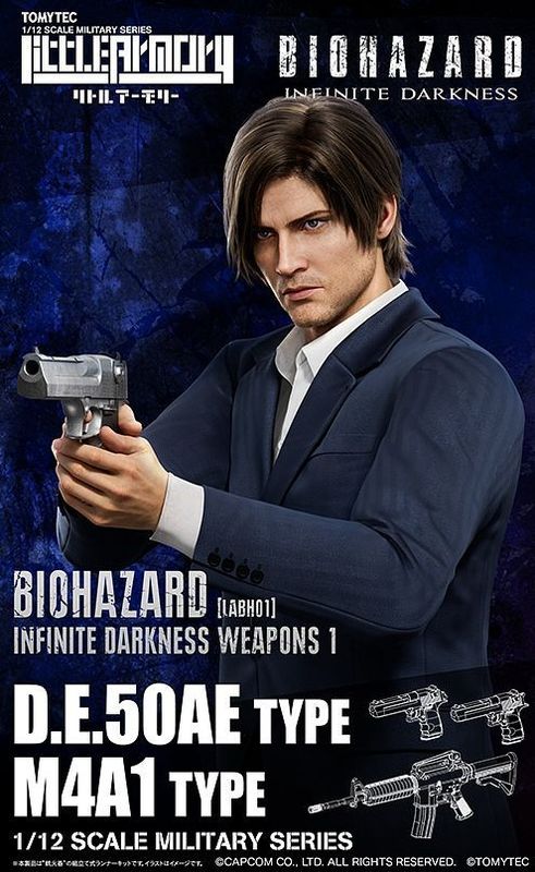 Little Armory: 1/12 Resident Evil: Infinite Darkness Weapons #1 – Model Kit