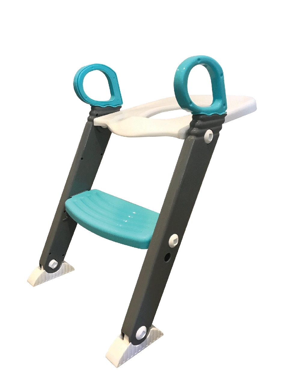 Moose Step on up Toilet Trainer-Grey/Aqua image