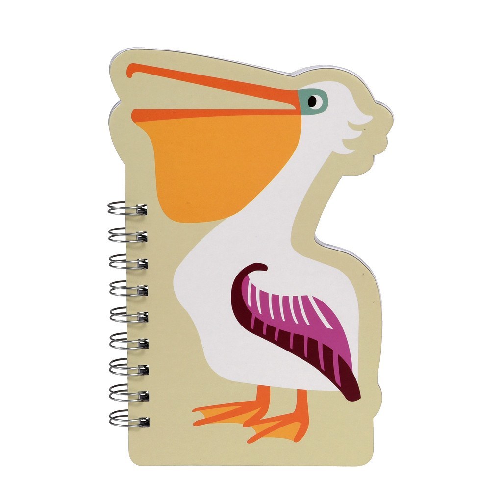 Colourful Creatures Spiral Notebook - Pelican image