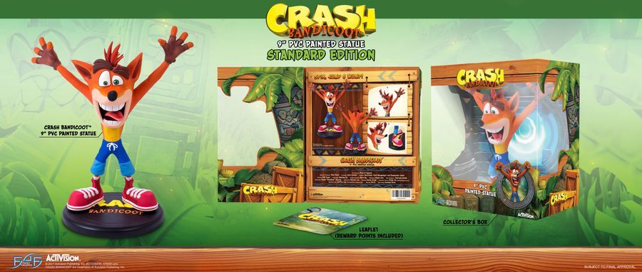 Crash Bandicoot - Crash Bandicoot 9" PVC Statue image