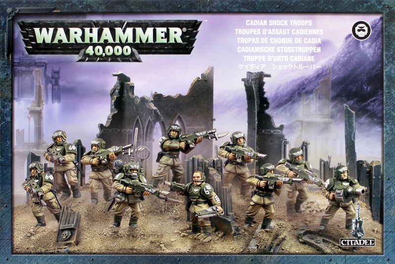 Warhammer 40,000 Imperial Guard Cadian Shock Troops image