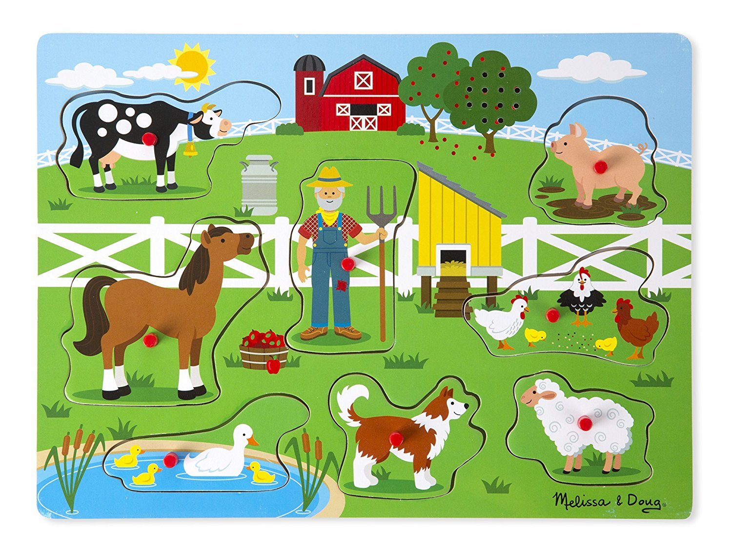 Melissa & Doug: Old MacDonald's Farm - Sound Puzzle image