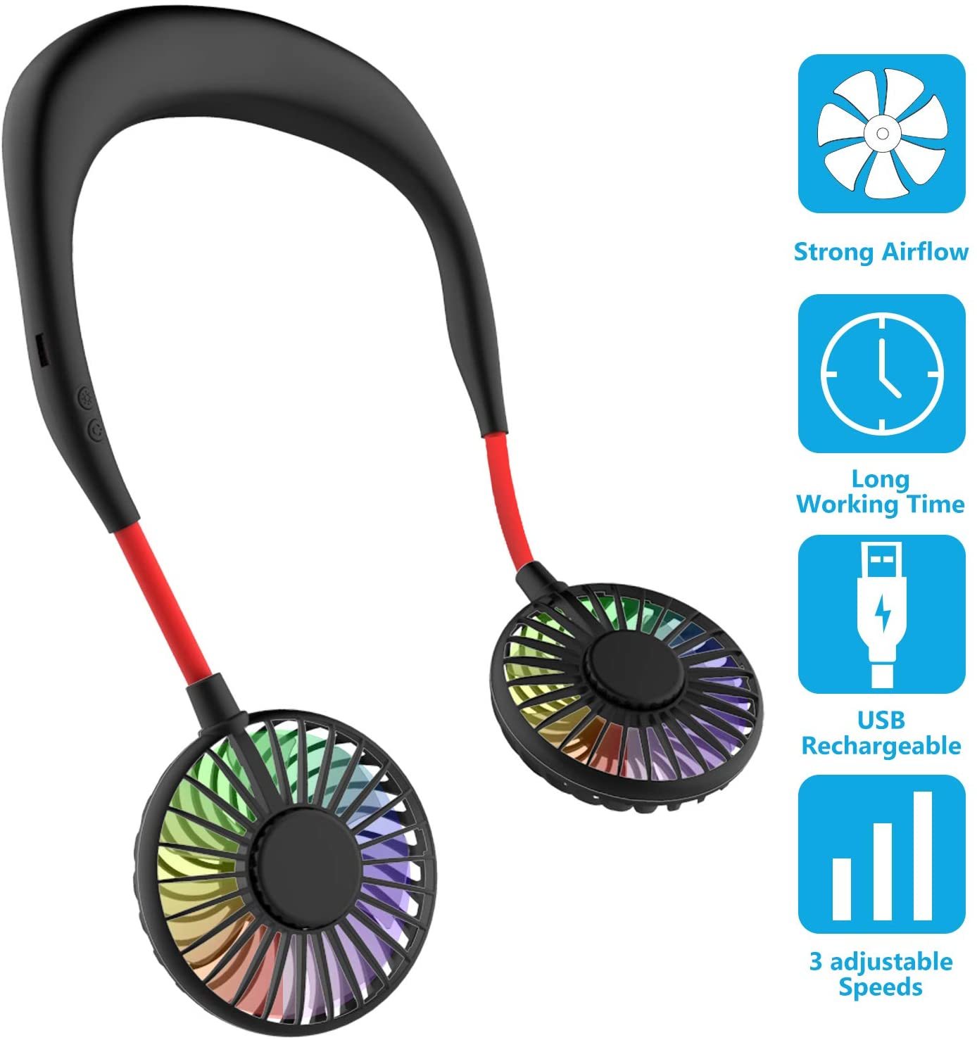 Ape Basics Mini Hand Free Neck Fan image