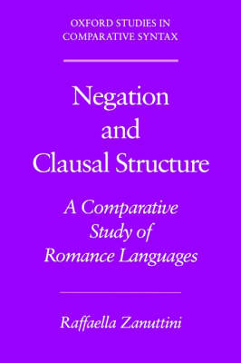 Negation and Clausal Structure by Raffaella Zanuttini image