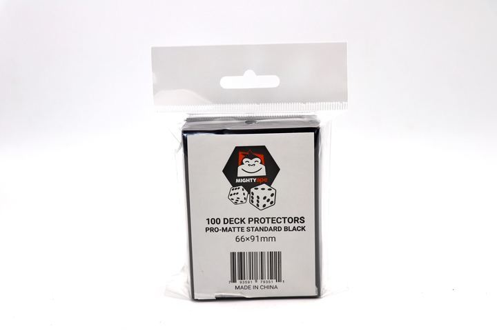 Mighty Ape Deck Protectors Pro-Matte Standard Black (100) image