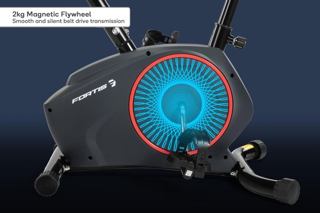 fortis 13kg flywheel exercise spin bike reviews