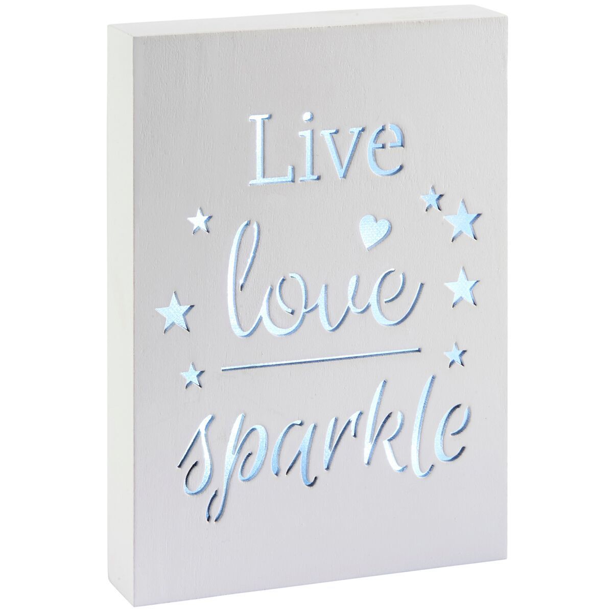 Light Up Plaque - Live Love Sparkle