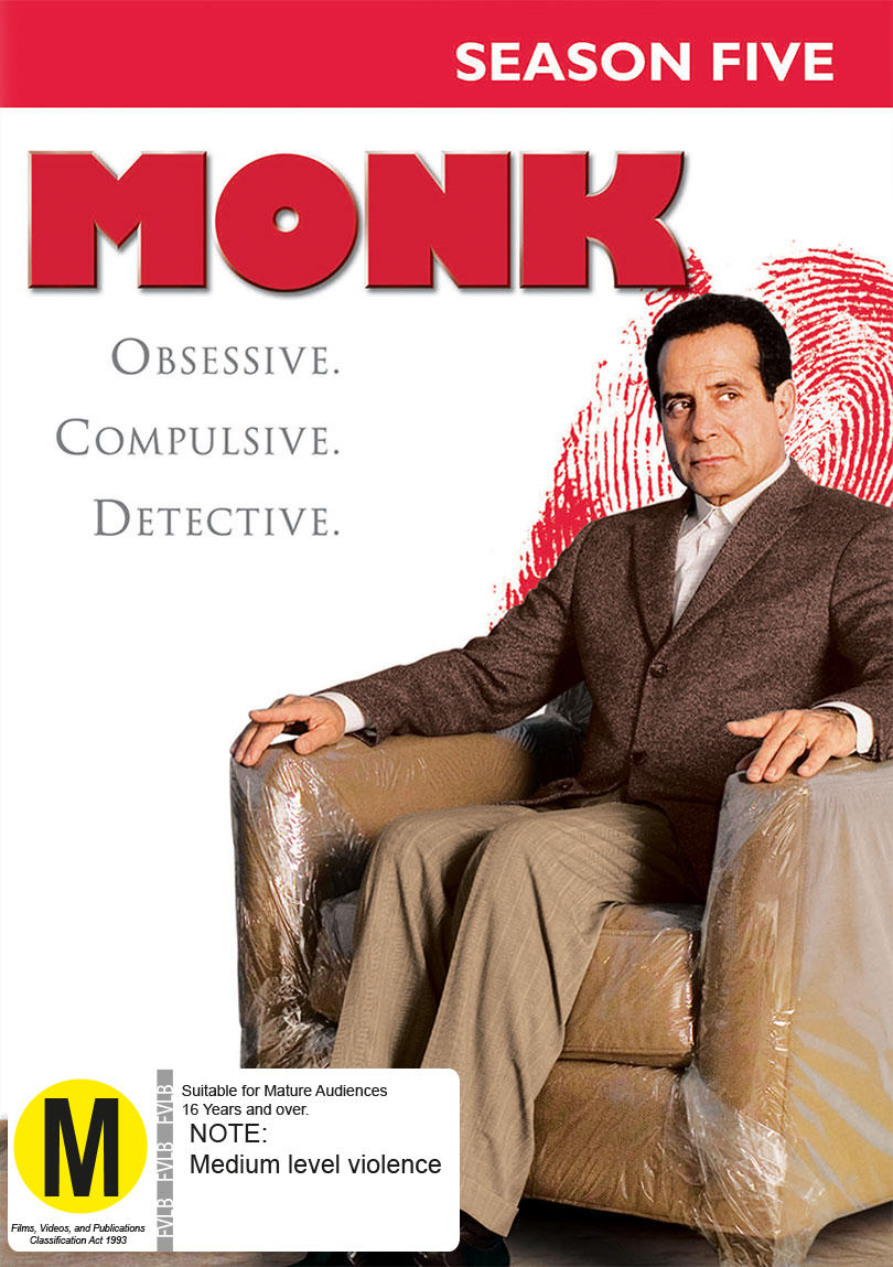 Monk - Season Five on DVD image