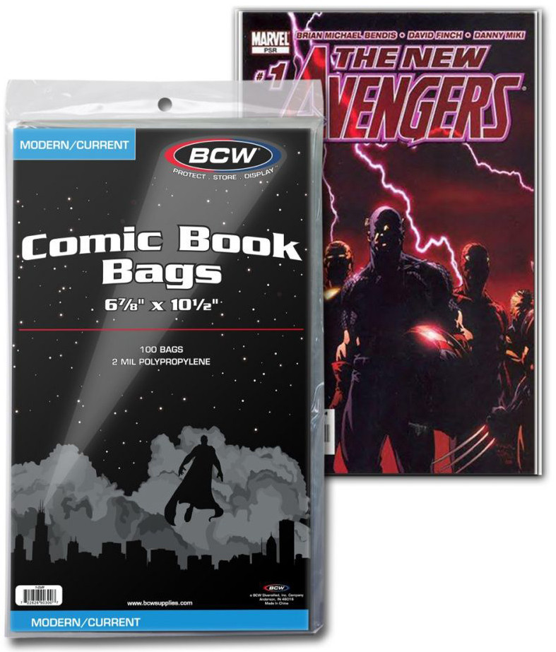 BCW: Comic Book Bags - Current (6.87" x 10.5") image