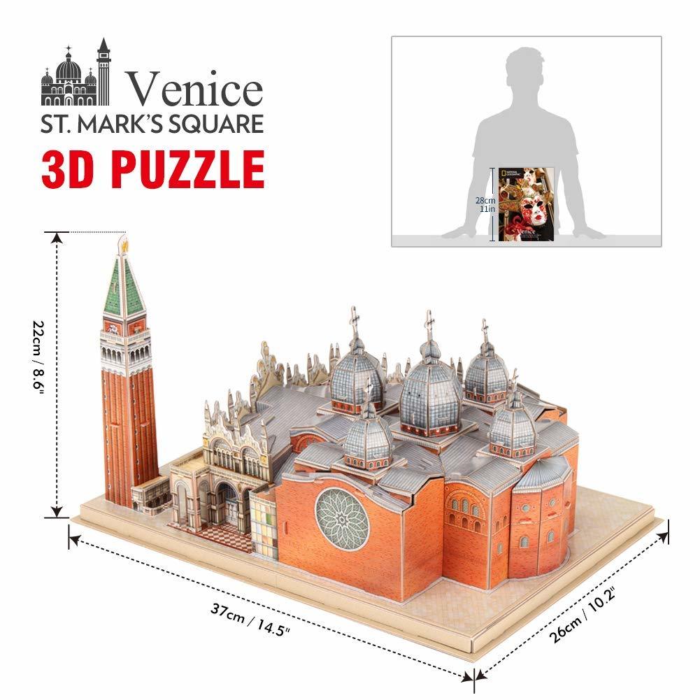 Cubic Fun: National Geographic 3D Model Puzzle - St.Mark's Square (Venice) image