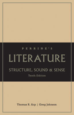 Perrine's Literature: Structure, Sound, and Sense on Hardback by Thomas R Arp