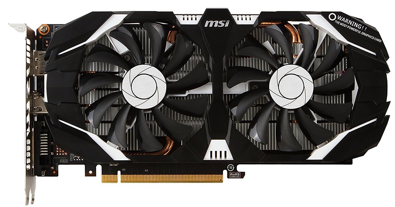 MSI GeForce GTX 1060 3GB OC V2 Graphics Card image