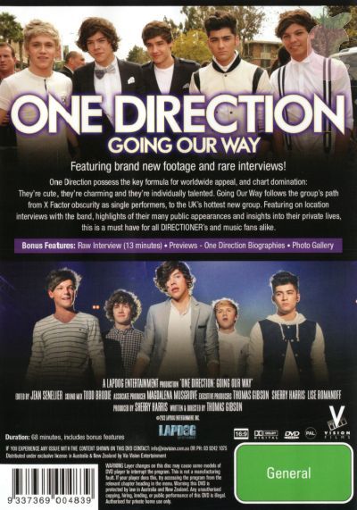 One Direction: Going Our Way on DVD