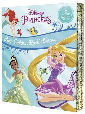 Disney Princess Little Golden Book Library -- 6 Little Golden Books on Hardback by Various ~