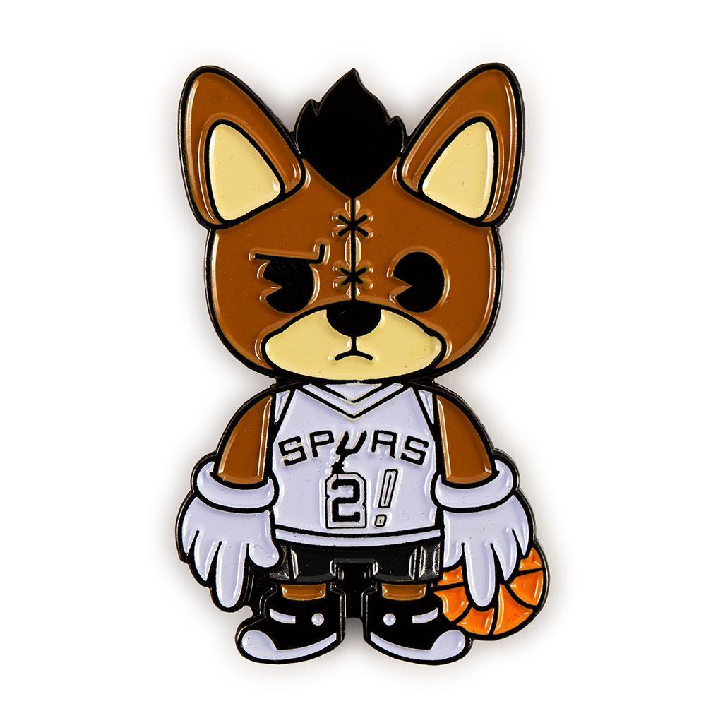 NBA: San Antonio Spurs - The Coyote Mascot Enamel Pin