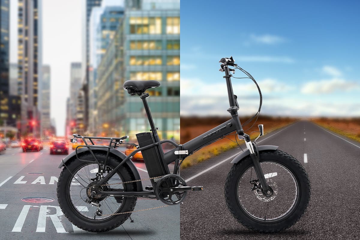 Buy Fortis Shimano 6Speed 20" Fat Tyre Foldable Electric Bike at Mighty Ape Australia