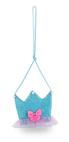 Pink Poppy: Forever Sparkle Crown Shoulder Bag - (Blue) image