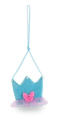 Pink Poppy: Forever Sparkle Crown Shoulder Bag - (Blue)