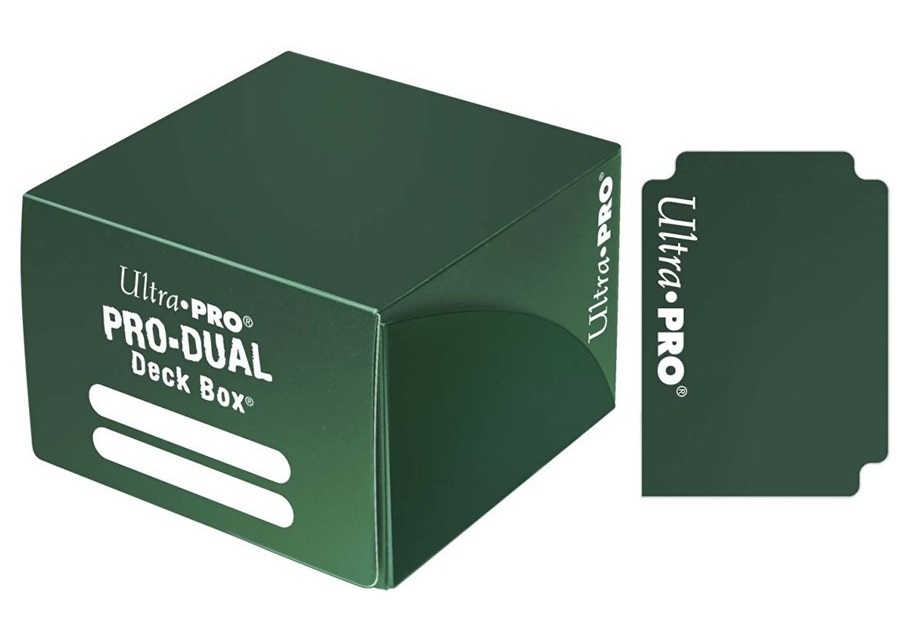 Ultra Pro ProDual Deck Box Green at Mighty Ape NZ