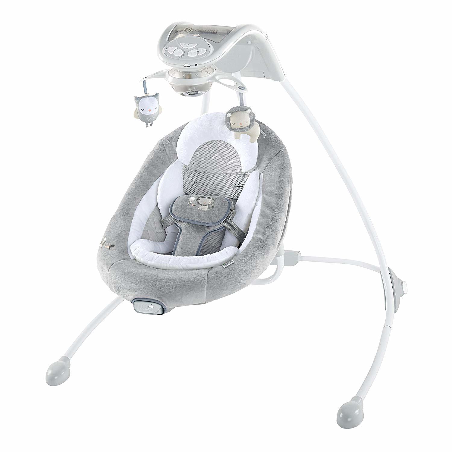 ingenuity dream comfort inlighten cradling swing and rocker