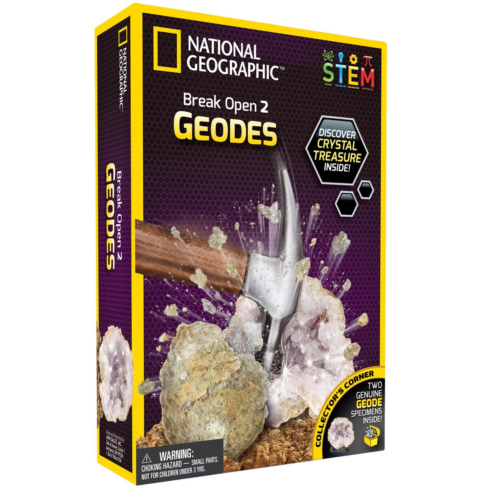 National Geographic: Break Open Real Geodes - 2-Pack image