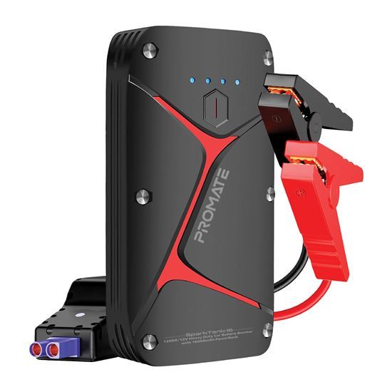 Promate: 12V IP67 Car Jump Starter With Built-In 16000mAh Powerbank