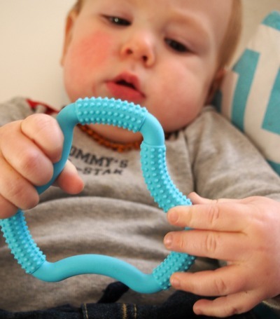 Dr Brown's Flexees A Shaped Teether (Blue) image