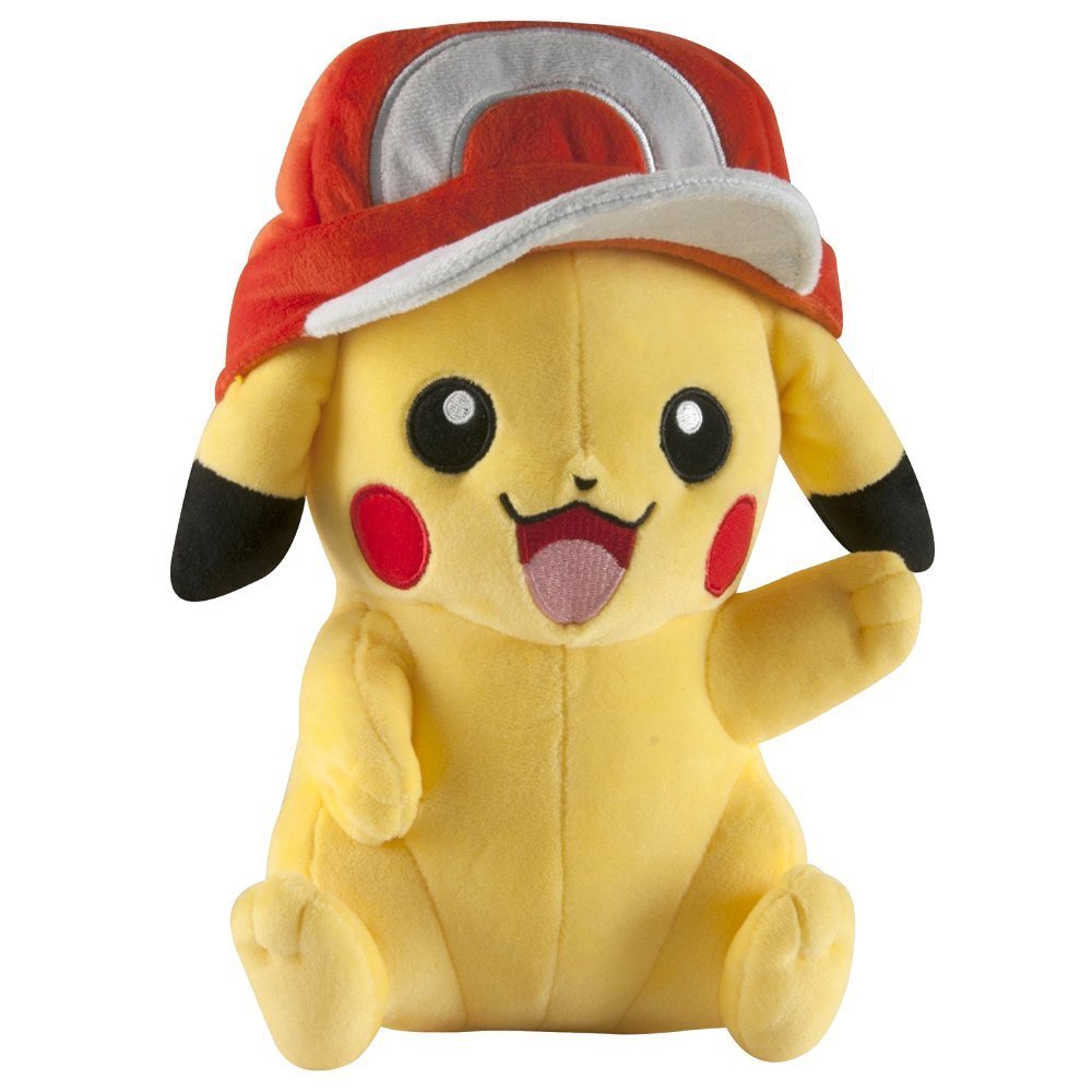 Pokemon: Pikachu with Ash's Hat Plush (26cm)