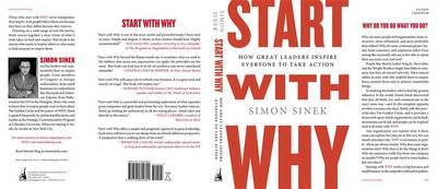 Start with Why on Hardback by Simon Sinek