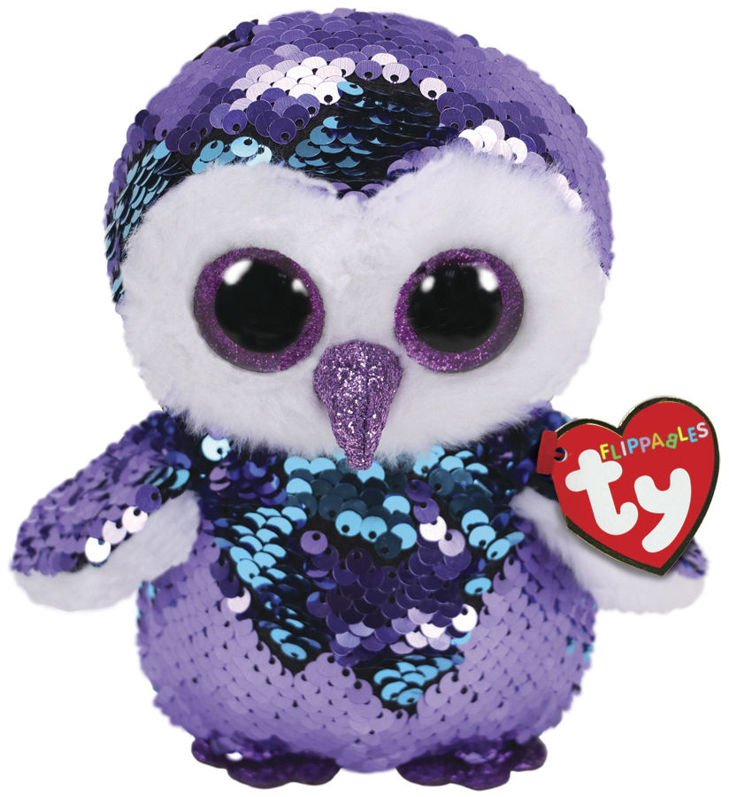 TY Beanie Boo: Flip Moonlight Owl - Small Plush