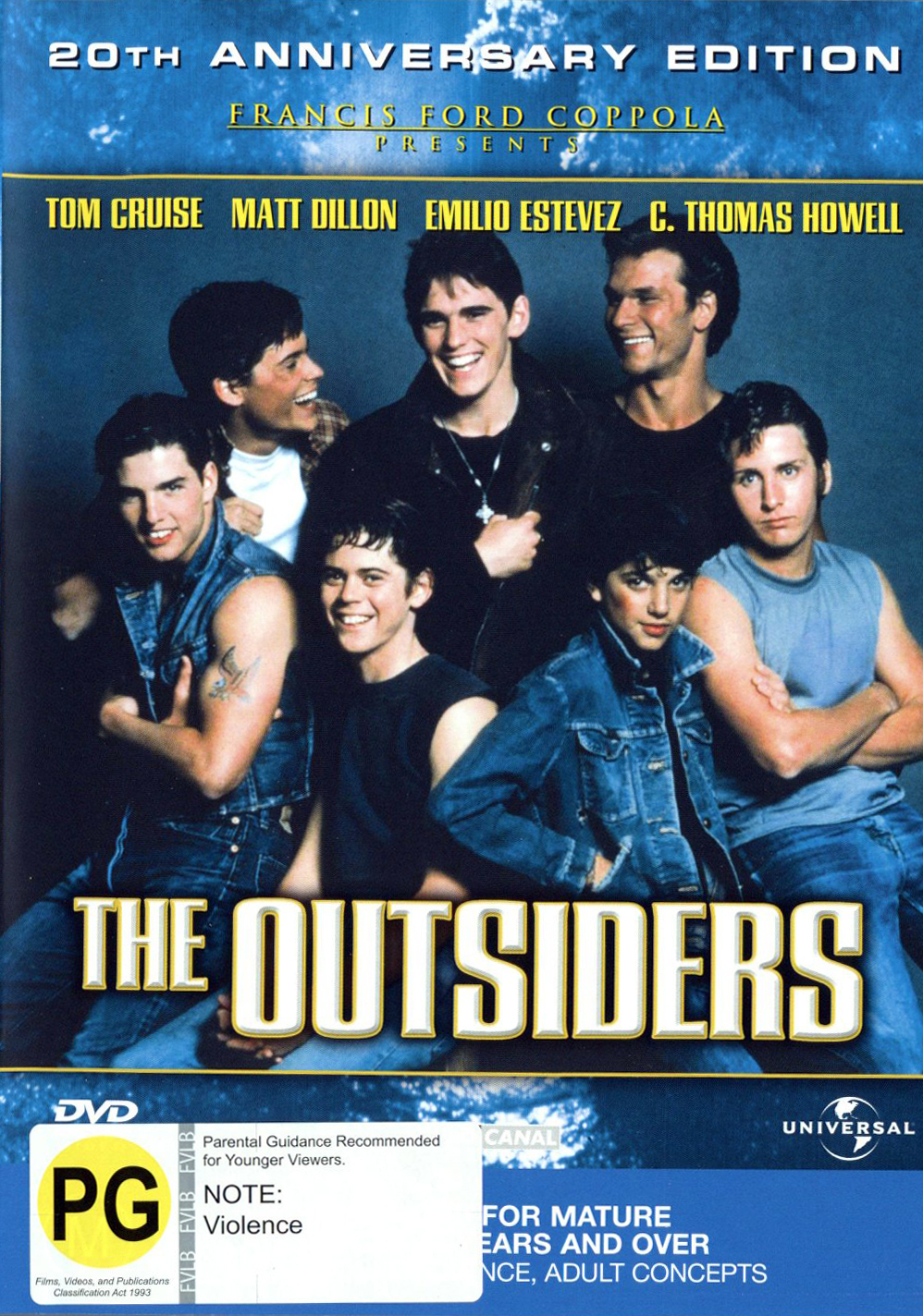The Outsiders on DVD image