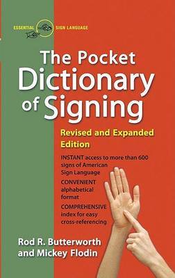 The Pocket Dictionary of Signing by Rod R. Butterworth image