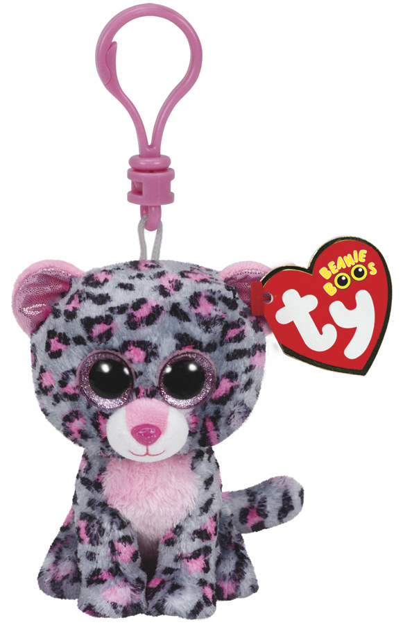 Ty Beanie Boos: Tasha Leopard - Clip On Plush