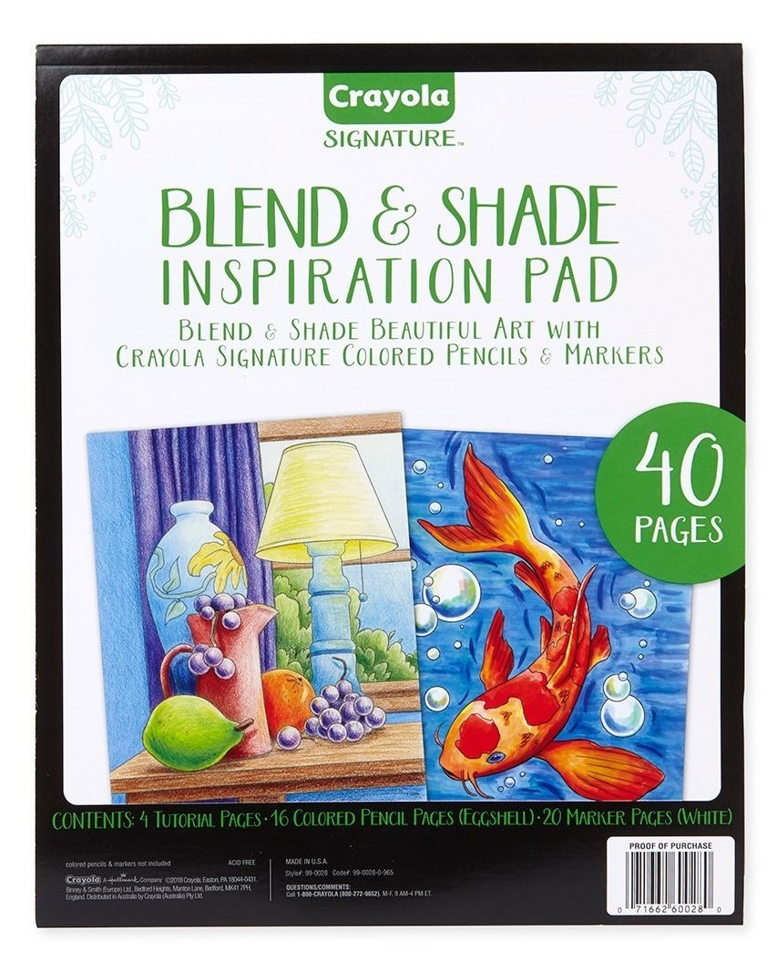 Crayola: Blend & Shade - Inspiration Pad image