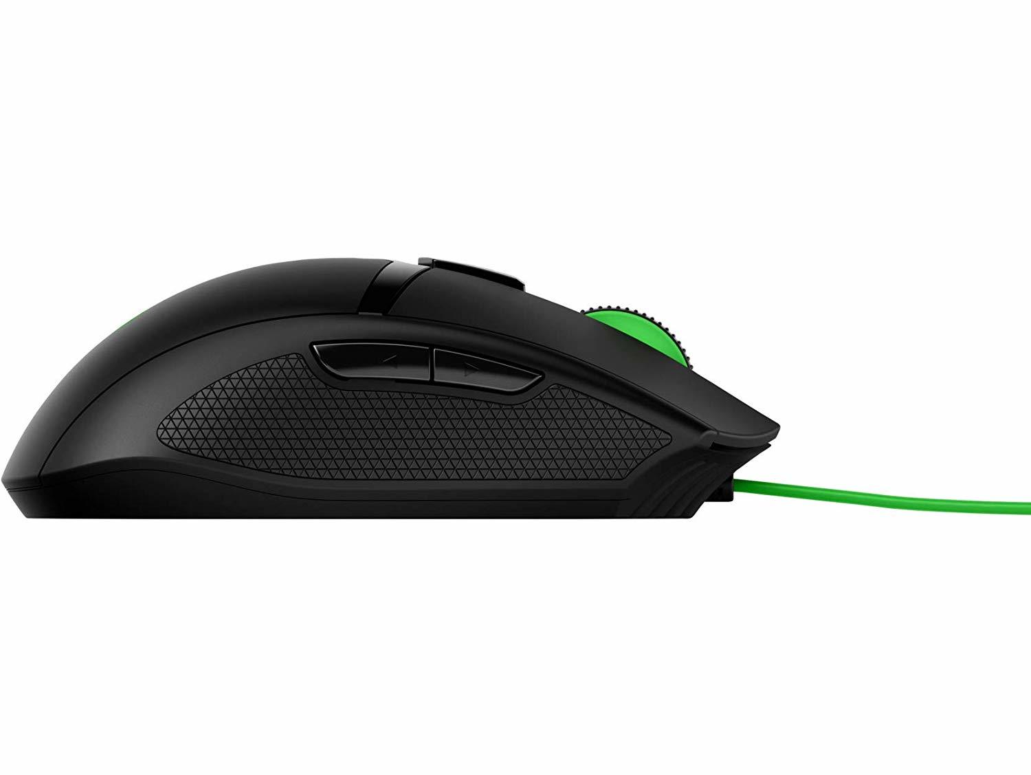 HP 300 Pavilion Gaming Mouse (Green Cable) for PC image
