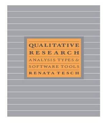 Qualitative Research: Analysis Types and Software by Renata Tesch image
