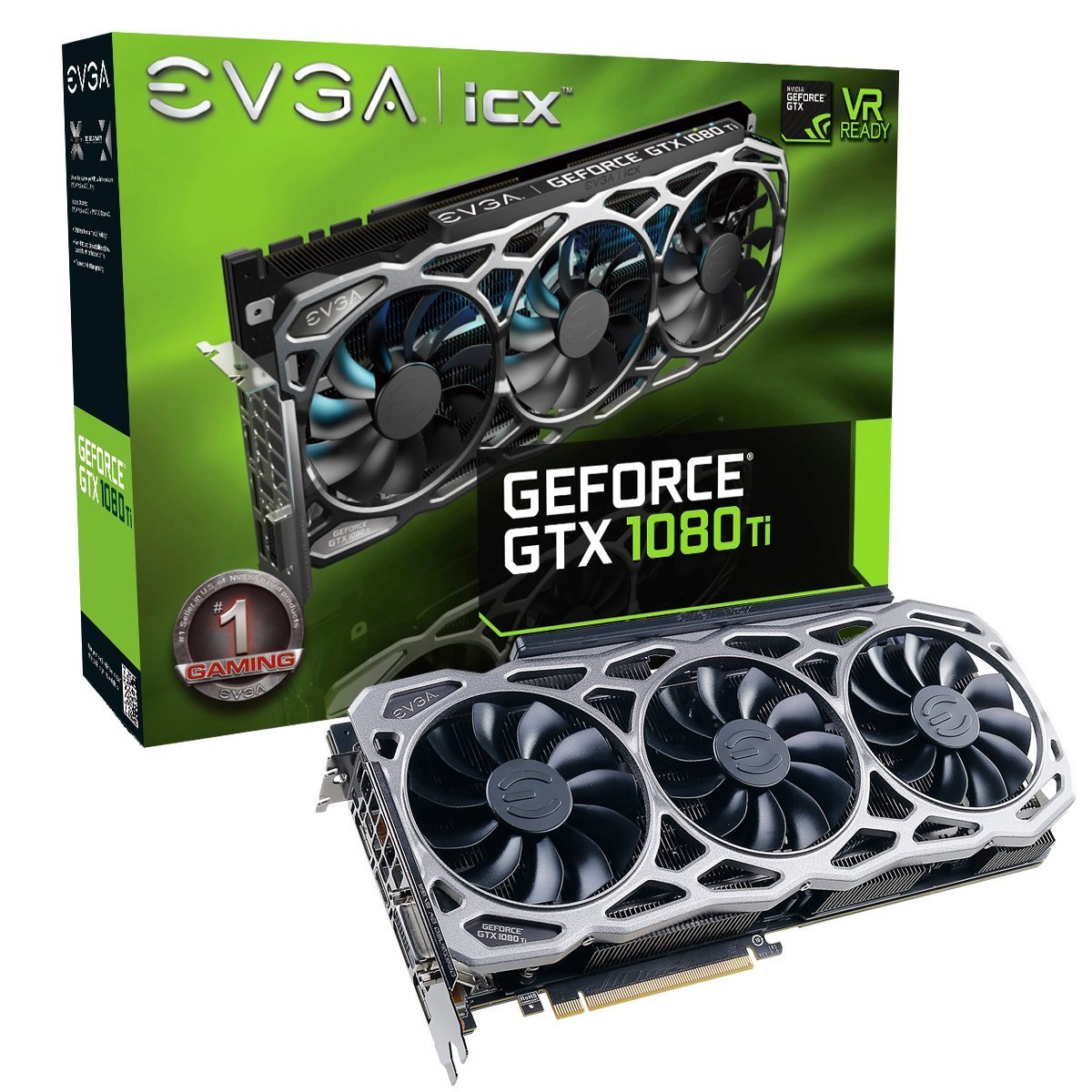 EVGA GTX 1080 Ti FTW3 Gaming Edition 11GB Graphics Card image