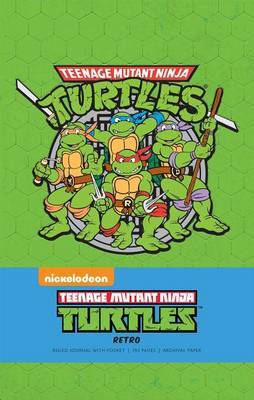Teenage Mutant Ninja Turtles Retro Hardcover Ruled Journal by Insight Editions image