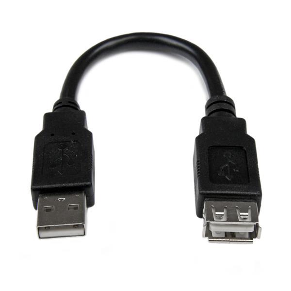 StarTech: USB 2.0 Extension Adapter Cable A to A - M/F (15cm) image