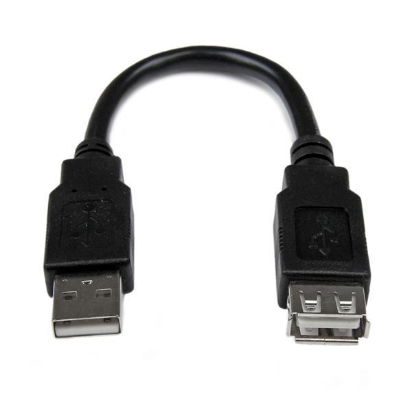 StarTech: USB 2.0 Extension Adapter Cable A to A - M/F (15cm)