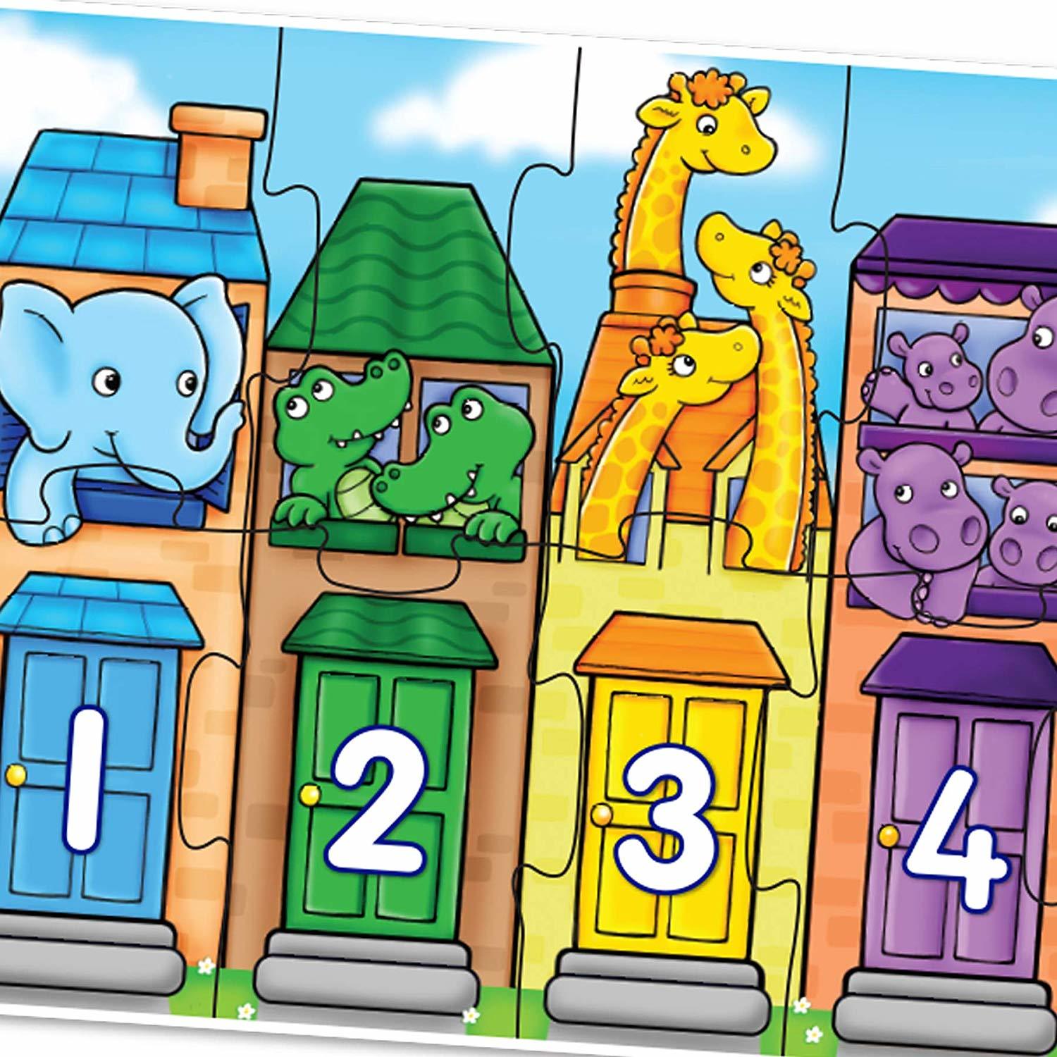 Orchard Toys: Number Street - Jigsaw Puzzle Set image