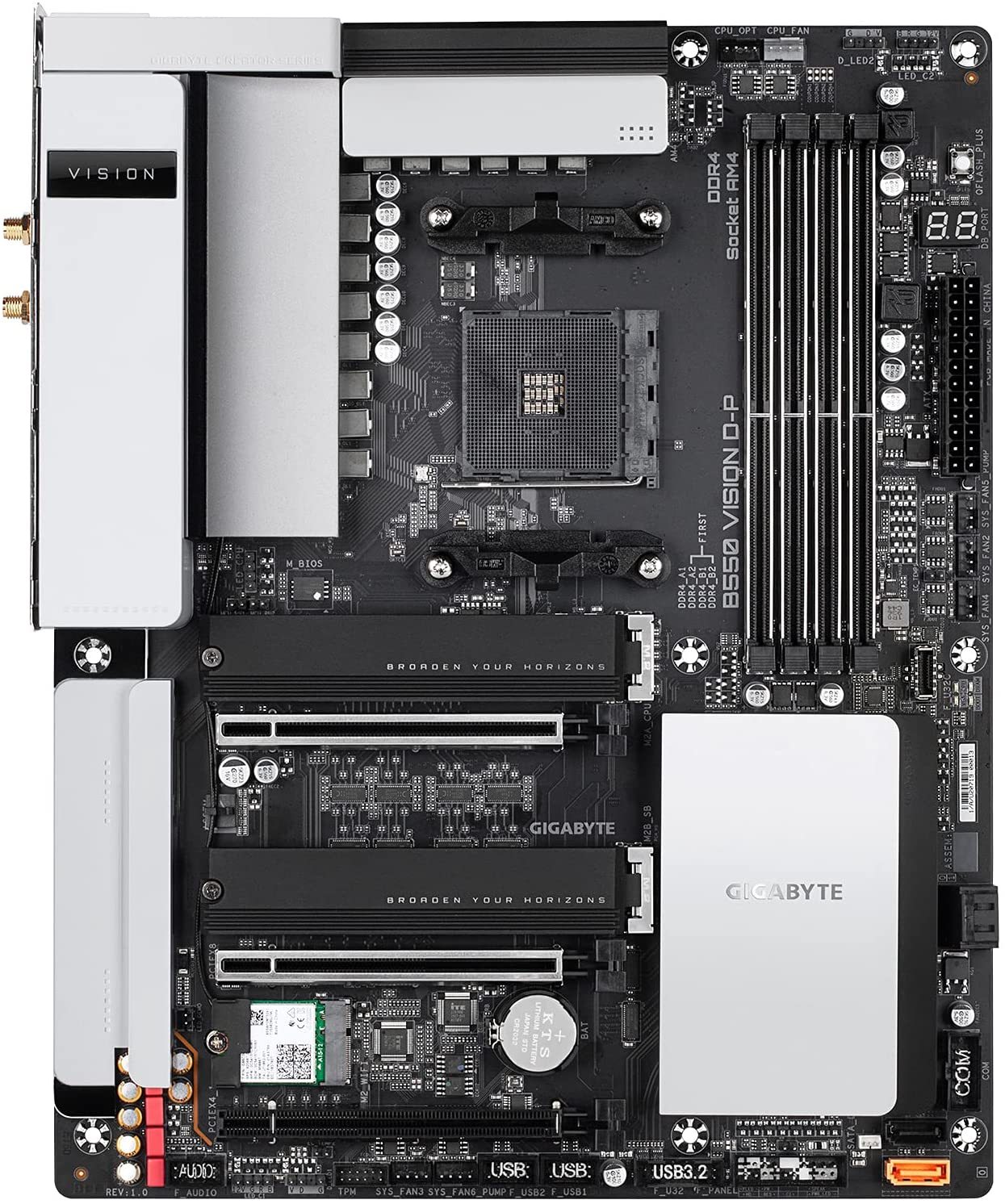 Gigabyte B550 VISION DP Motherboard at Mighty Ape NZ