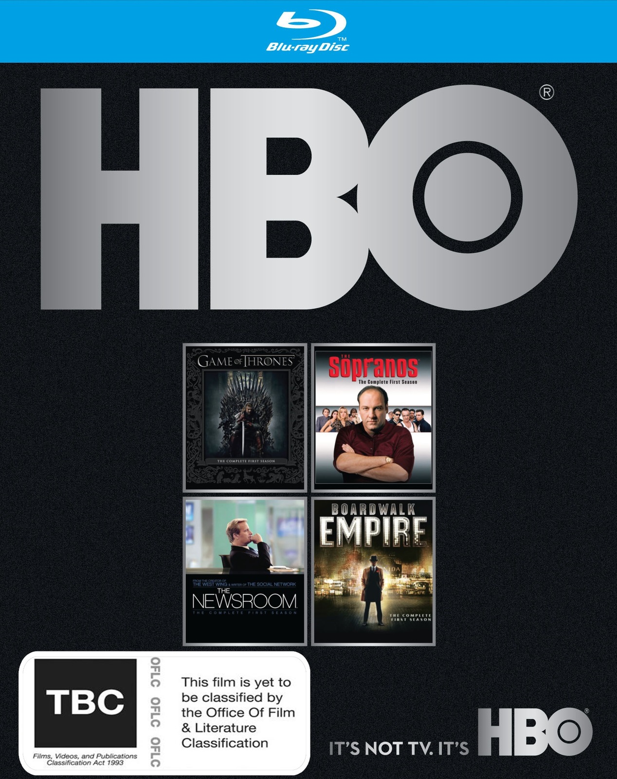 HBO Starter Box Set - Game of Thrones / Boardwalk Empire / The Newsroom / The Sopranos on Blu-ray