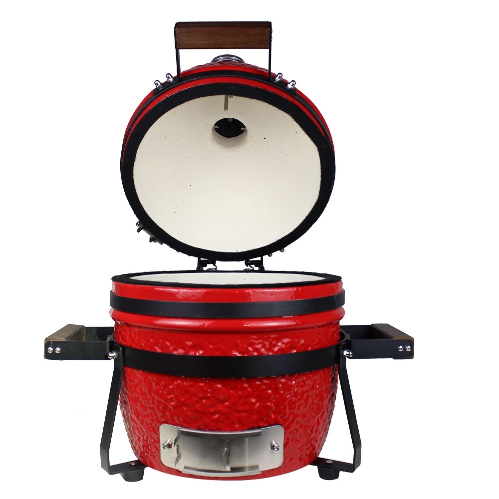 Buy Gorilla Kamado Ceramic Portable Grill BBQ (Red) 13" at Mighty Ape NZ
