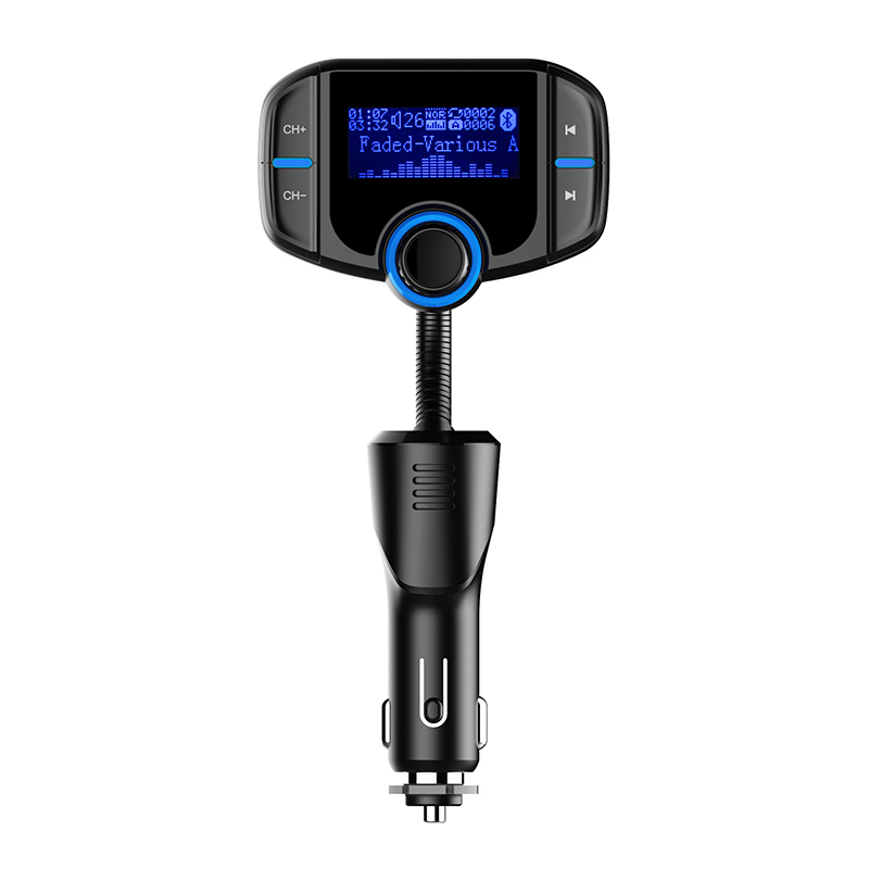 Ape Basics: Bluetooth FM Transmitter Car Charger With Built In Display image
