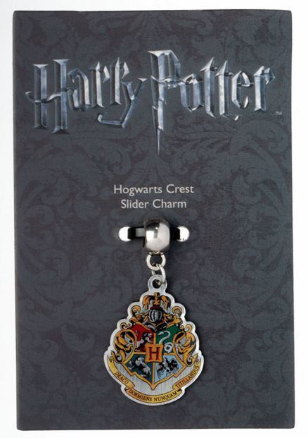 Harry Potter Charm - Hogwarts Crest (silver plated) image